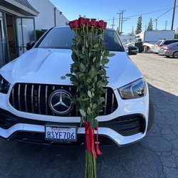 5ft red roads for Valentine's Day
