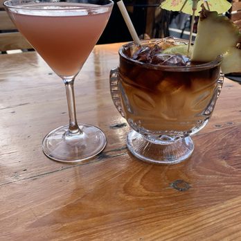 Duke's La Jolla - Guava Daiquiri (left) and Mai Tai (right) - New American Near Me - La Jolla, California Duke's La Jolla - Guava Daiquiri (left) and Mai Tai (right) - New American Near Me - La Jolla, California