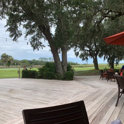 Marsh View Bar & Grill - Back deck looking over golf course and marsh.