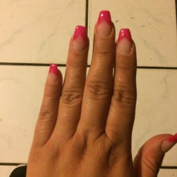 Nails by Liz - Love my pink tips and she kept my look simple with a kick of fun - Nail Salons Near Me - Montebello, California Nails by Liz - Love my pink tips and she kept my look simple with a kick of fun - Nail Salons Near Me - Montebello, California