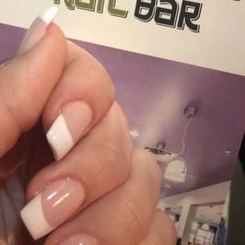 Lavender Nail Bar - French and White Solar. :) - Nail Salons Near Me - Plano, Texas Lavender Nail Bar - French and White Solar. :) - Nail Salons Near Me - Plano, Texas