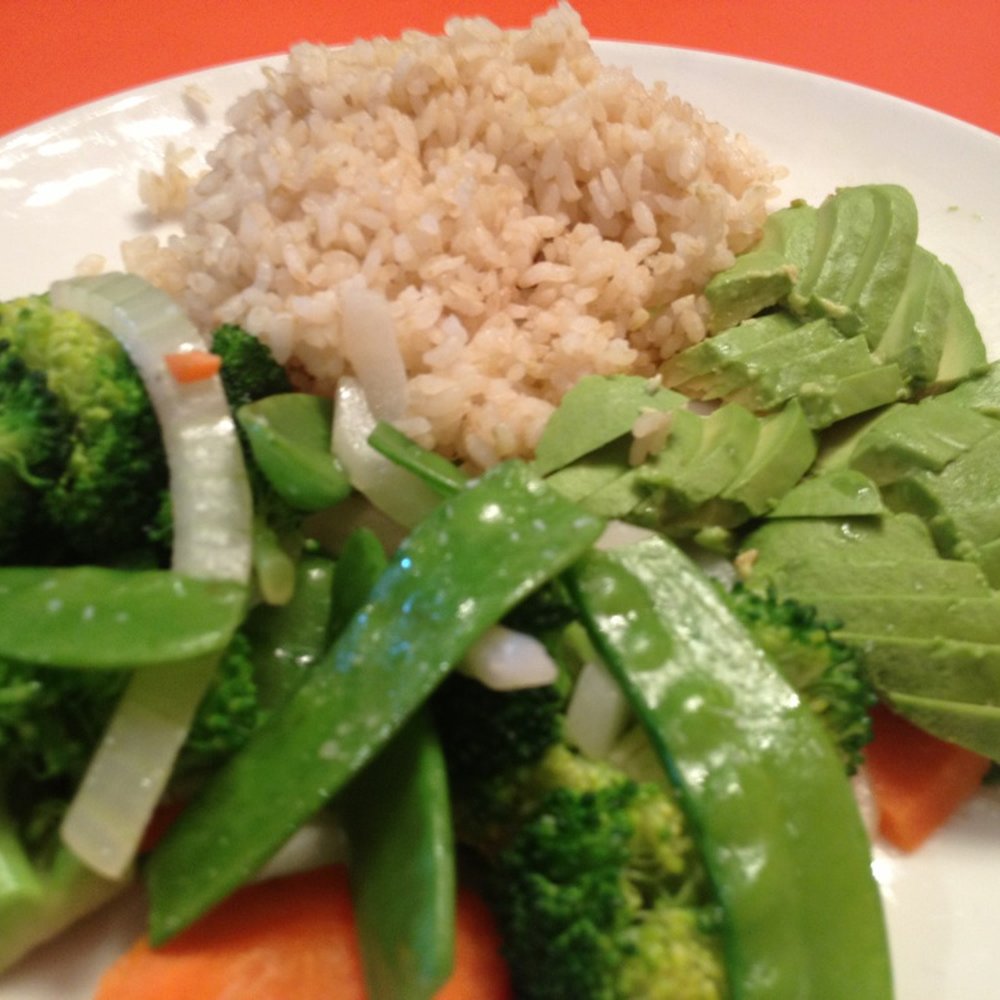 Yokozuna - Steamed brown rice & veggies plus avocado. - Japanese Near Me - Tulsa, Oklahoma Yokozuna - Steamed brown rice & veggies plus avocado. - Japanese Near Me - Tulsa, Oklahoma