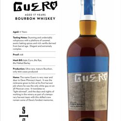 Wine Grand - Dave Phinney's Guero 17Yr Bourboun