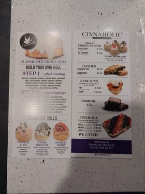 Menu photo 1 Cinnaholic South Euclid, OH