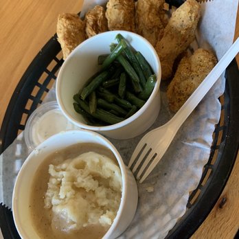 Korny Vibes - Just lemon pepper boneless wings with 2 sides. - Vegan Near Me - Houston, Texas Korny Vibes - Just lemon pepper boneless wings with 2 sides. - Vegan Near Me - Houston, Texas