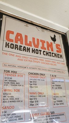 CALVIN'S KOREAN CHICKEN by null