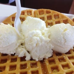 Waffled & Hard Vanilla Ice Cream