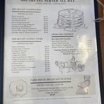 The Farm House - Menu (9/23) - Breakfast & Brunch Near Me - Newton Grove, North Carolina The Farm House - Menu (9/23) - Breakfast & Brunch Near Me - Newton Grove, North Carolina