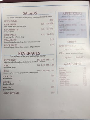 Menu photo 4 Sunnyside Cafe Williamston, MI