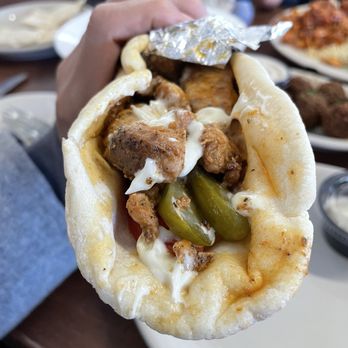 Prince Lebanese Grill - Chicken Shawarma Sandwich - Mediterranean Near Me - Arlington, Texas Prince Lebanese Grill - Chicken Shawarma Sandwich - Mediterranean Near Me - Arlington, Texas