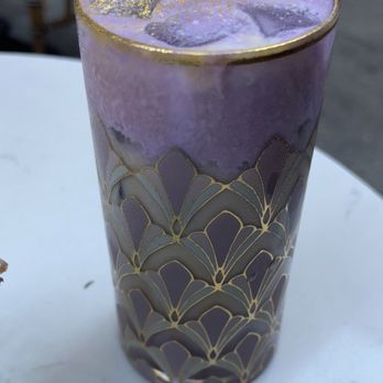 Coffee and Plants - Lilac Ube Latte (Iced) Lilac Ube Latte (Iced) - Coffee & Tea Near Me - Pasadena, California