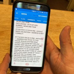 RTV Appliance Service - Notes from Anthony's phone.