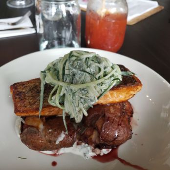 Roost - Salmon entree - American Near Me - Buffalo, New York