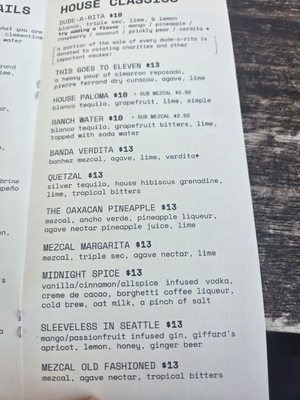 Menu photo 2 Black Sheep Bellingham, WA
