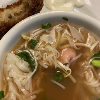 Viet Cajun - Beef pho and crab cake - Seafood Near Me - Galveston, Texas Viet Cajun - Beef pho and crab cake - Seafood Near Me - Galveston, Texas