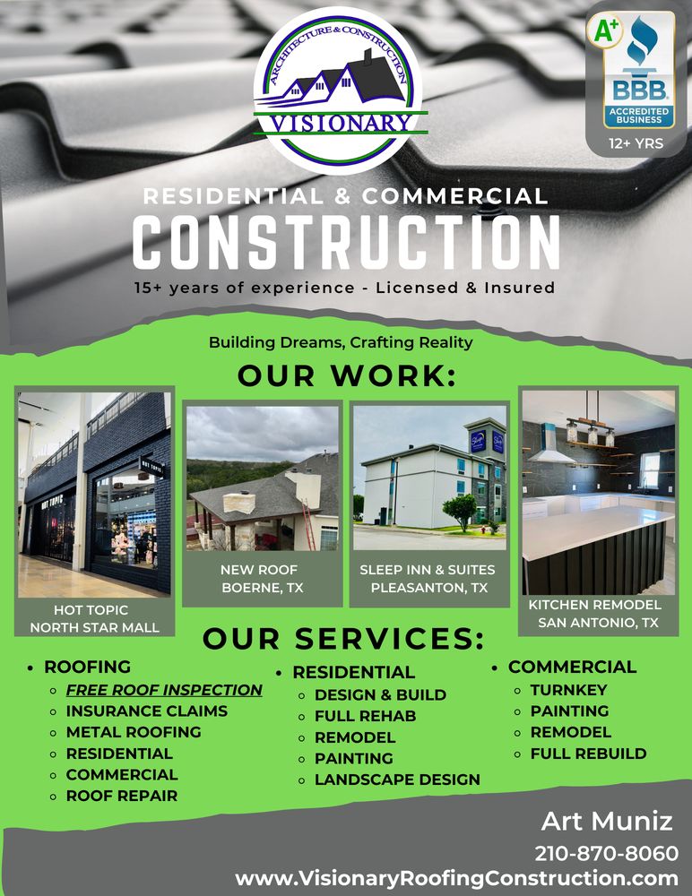 Slide of Visionary Roofing & Remodeling