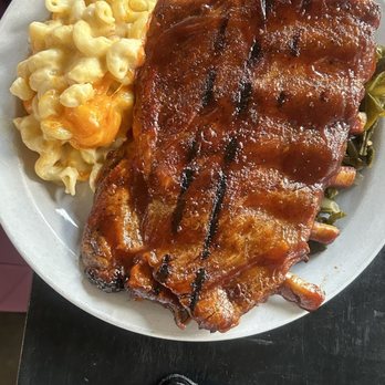 Woodside Bistro - Ribs, Mac & cheese and collard greens - Salad Near Me - Greenville, South Carolina Woodside Bistro - Ribs, Mac & cheese and collard greens - Salad Near Me - Greenville, South Carolina