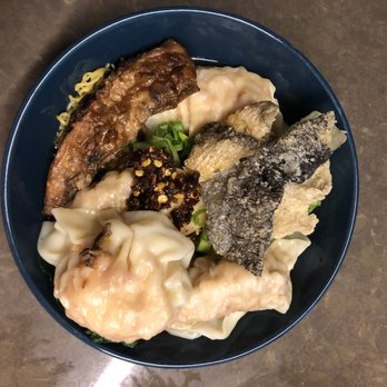 Maxi’s Noodle - Our bellies are full and happy from Wontons, Dumplings, Noodles, Fish Skin and Hot Sauce from Maxi's - Cantonese Near Me - Flushing, New York