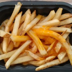 Since when is this a cheese fry? Where's all the cheese?! :(
