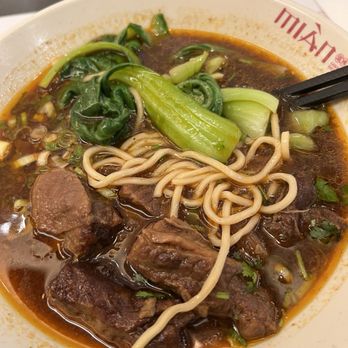 Mian - Spicy beef noodles. Very flavorful & tasty. - Noodles Near Me - Costa Mesa, California