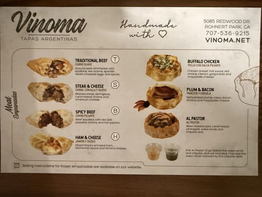Menu photo 1 Vinoma Rohnert Park, CA Menu photo 1 Vinoma Rohnert Park, CA