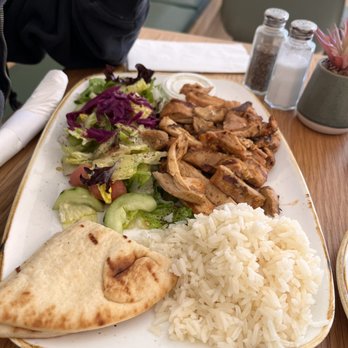 Hummus Mediterranean Kitchen - Chicken Gyros Plate - Mediterranean Near Me - San Francisco, California