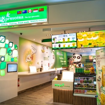Presotea - the entrance to a store - Bubble Tea Near Me - Scarborough, Ontario