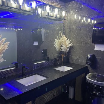 Moonlight Delight - a modern bathroom with two sinks - Indian Near Me - Surrey, British Columbia