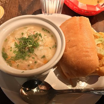 Porchlight - Chicken Soup & Fried Shrimp Po' Boy - Cocktail Bars Near Me - New York, New York Porchlight - Chicken Soup & Fried Shrimp Po' Boy - Cocktail Bars Near Me - New York, New York