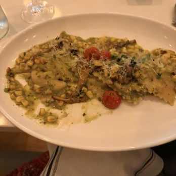 Agricola - NJ corn ravioli.  Don't let the look deceive you.  It was awesome - New American Near Me - Morristown, New Jersey