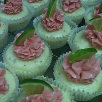 Sweet Swirls Bakery and Deli - Lime cupcakes with strawberry buttercream frosting. - Bakeries Near Me - Corning, California