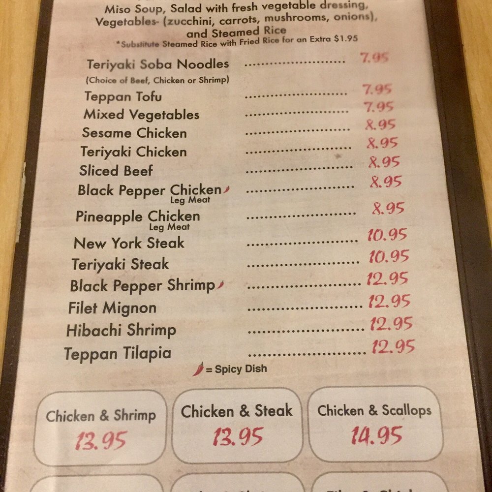 Tokyo House - Lunch menu - Teppanyaki Near Me - Ridgecrest, California Tokyo House - Lunch menu - Teppanyaki Near Me - Ridgecrest, California