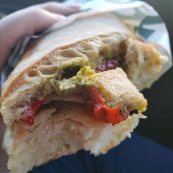 Starbucks - Turkey pesto sandwich is amazing - Coffee & Tea Near Me - Elizabeth City, North Carolina Starbucks - Turkey pesto sandwich is amazing - Coffee & Tea Near Me - Elizabeth City, North Carolina