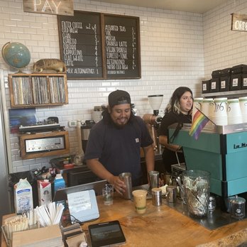 Menotti's Coffee Stop - Photo of Barista was taken w permission - Coffee & Tea Near Me - Venice, California Menotti's Coffee Stop - Photo of Barista was taken w permission - Coffee & Tea Near Me - Venice, California