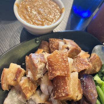 Mountain West Eatery - Pork belly Lechon kare-kare - American Near Me - Las Vegas, Nevada Mountain West Eatery - Pork belly Lechon kare-kare - American Near Me - Las Vegas, Nevada