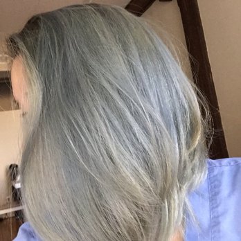 BESCENE Studios - First time at the salon and it turned out blue instead of blonde. - Hair Salons Near Me - Rockville, Maryland BESCENE Studios - First time at the salon and it turned out blue instead of blonde. - Hair Salons Near Me - Rockville, Maryland