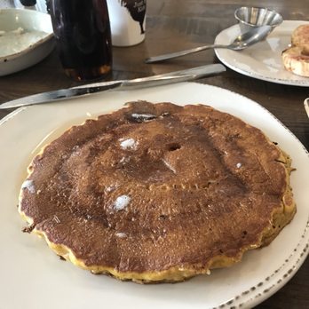 First Watch - Pumpkin pancake good but under cooked in the center - Breakfast & Brunch Near Me - San Antonio, Texas