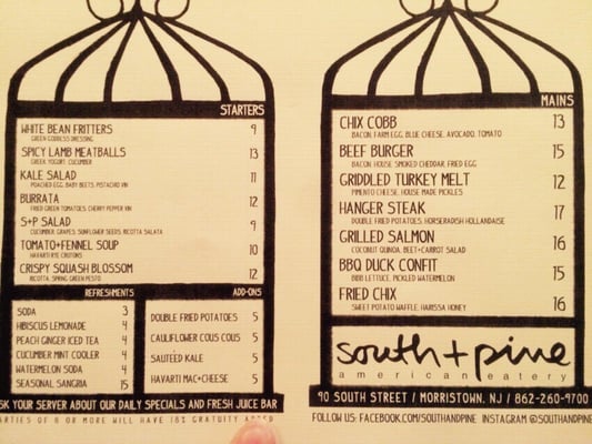 Menu photo 7 South + Pine American Eatery Morristown, NJ Menu photo 7 South + Pine American Eatery Morristown, NJ