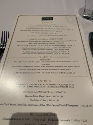 Menu photo 2 The Capital Grille Cincinnati, OH Menu photo 2 The Capital Grille Cincinnati, OH