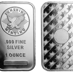 Jack Hunt Gold & Silver - 1 oz. Sunshine Minting Silver Bar