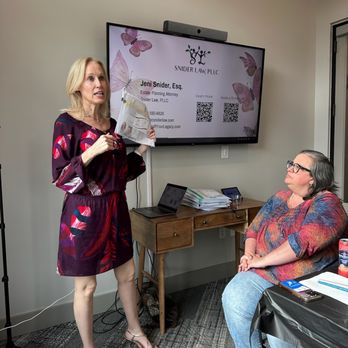 Snider Law - Attorney Jeni Snider at a presentation - Estate Planning Law Near Me - Cary, North Carolina Snider Law - Attorney Jeni Snider at a presentation - Estate Planning Law Near Me - Cary, North Carolina