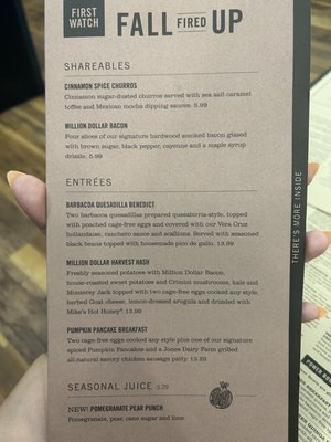 Menu photo 4 First Watch Phoenix, AZ