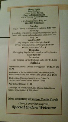Menu photo 1 New Village Pizza Millersport, OH Menu photo 1 New Village Pizza Millersport, OH