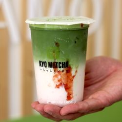 Kyo Matcha - Strawberry Matcha Latte ($7.50) - better than the one at Matcha En. This one has strawberry syrup and pieces of fresh strawberries.