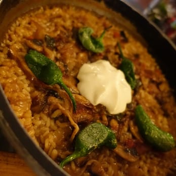Arume - Duck paella. Oh so creamy and savory. - Mediterranean Near Me - Barcelona, B Arume - Duck paella. Oh so creamy and savory. - Mediterranean Near Me - Barcelona, B