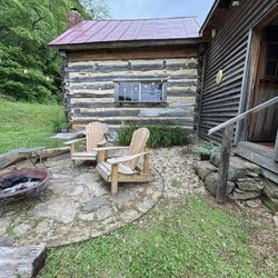 Cosmic Cabin - Fire pit area