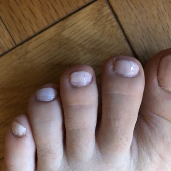 Charming Beauty Spa - Pedicure right after finishing. - Nail Salons Near Me - New York, New York