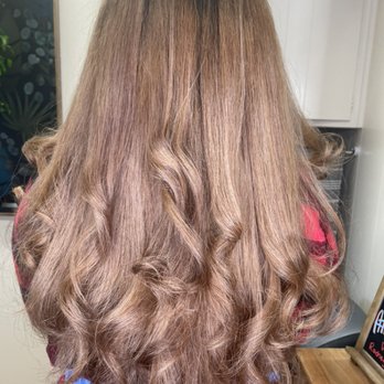 Wakeup Beauty Salon - Balayage highlights on long dark hair - Hair Salons Near Me - Torrance, California Wakeup Beauty Salon - Balayage highlights on long dark hair - Hair Salons Near Me - Torrance, California