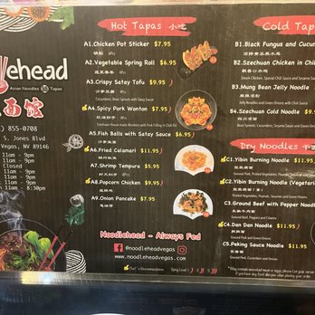 Noodlehead - Menu 7/27/25 - Asian Fusion Near Me - Las Vegas, Nevada