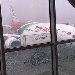 While this Royal Air Maroc 787 Dreamliner at a nearby gate at CMN was destined elsewhere, one sees a beautiful and capable aircraft.
